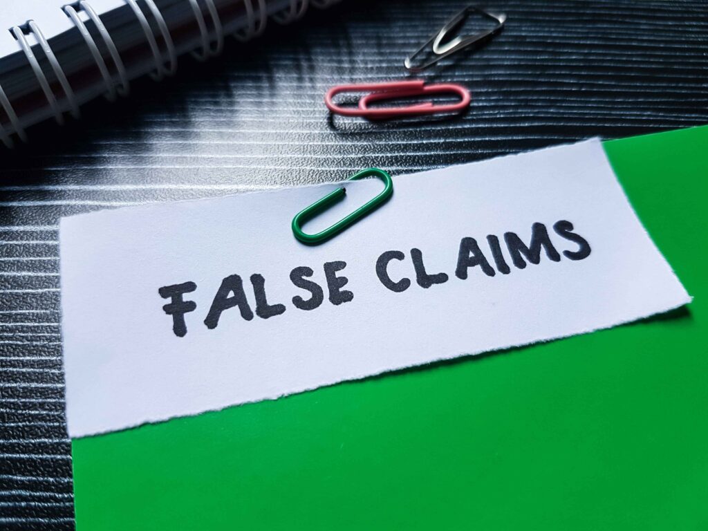 False DVRO Claims